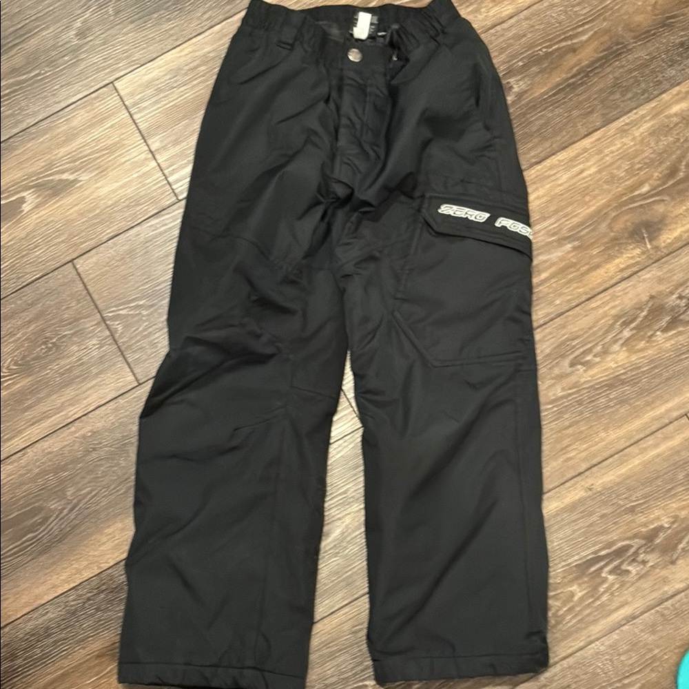 Zero xposure Boys size 10/12 and Black snow Ski Pants
